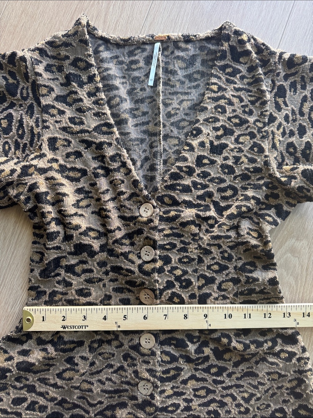 Free People Phoenix Romper Leopard Print Size XS - Picture 13 of 15